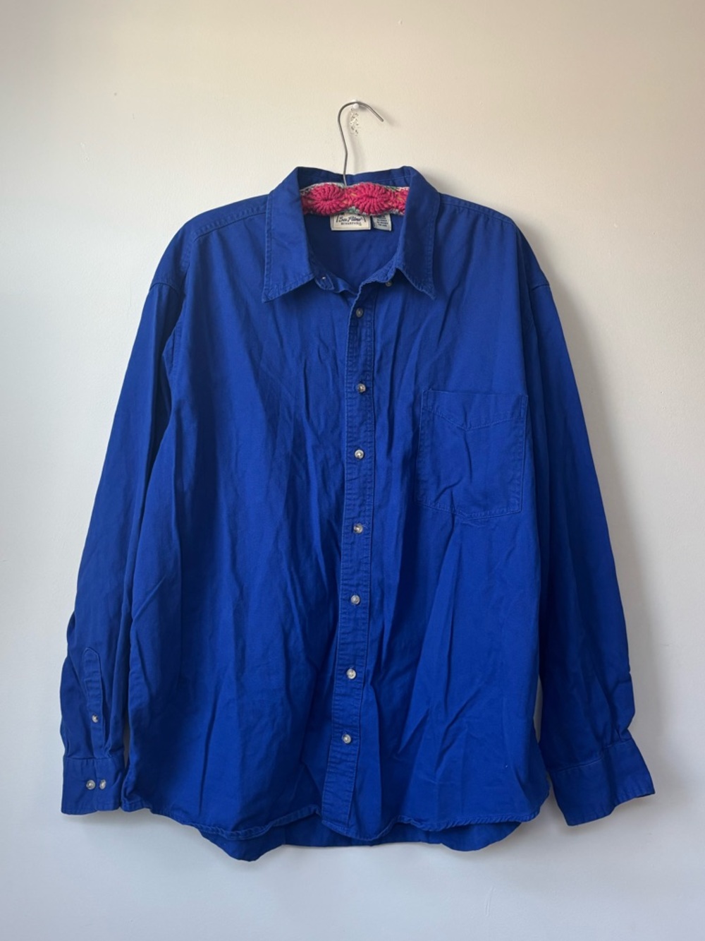 Vintage Button-Down in Royal Blue